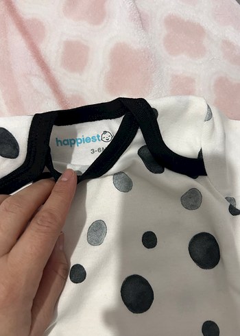 Happiest Baby 3-6 Ay Organik Pamuk Bodysuit Seti - Görsel 6