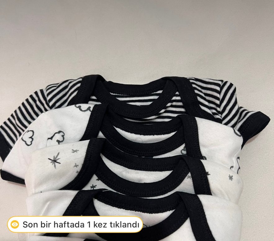 Happiest Baby 3-6 Ay Organik Pamuk Bodysuit Seti - Görsel 5