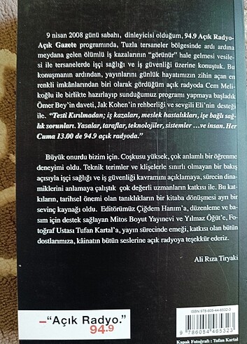 Testi Kırılmadan Kitap İş Sağlığı ve Güvenliği