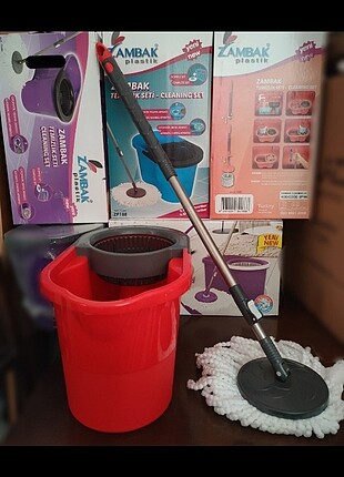 Otomatik Vileda Seti Zambak plastik