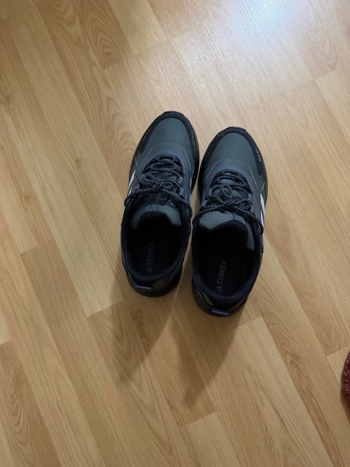 Gri Siyah Bağcıklı Erkek Outdoor Ayakkabı - Görsel 2