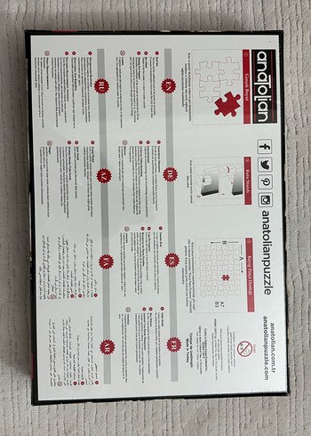 Anatolian 1000 Parça Altın Renkli Puzzle - Görsel 3