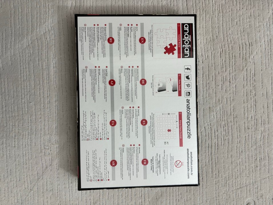 Anatolian 1000 Parça Altın Renkli Puzzle - Görsel 3