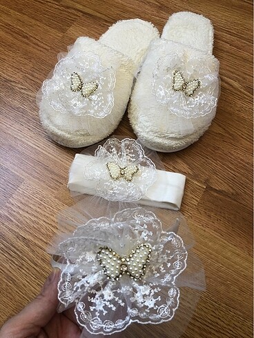 Lohusa hastane terlik taç takımı - Görsel 7