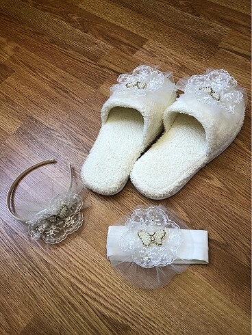 Lohusa hastane terlik taç takımı - Görsel 5