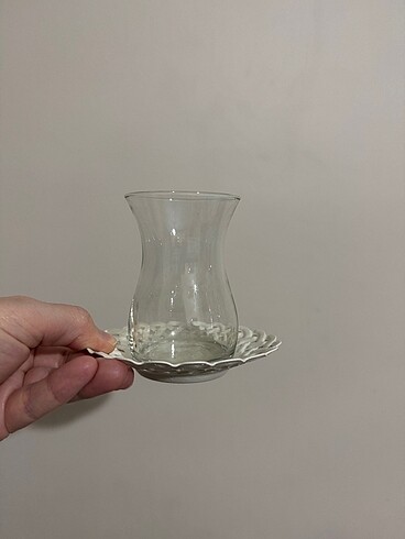 Metal çay tabağı - Görsel 2