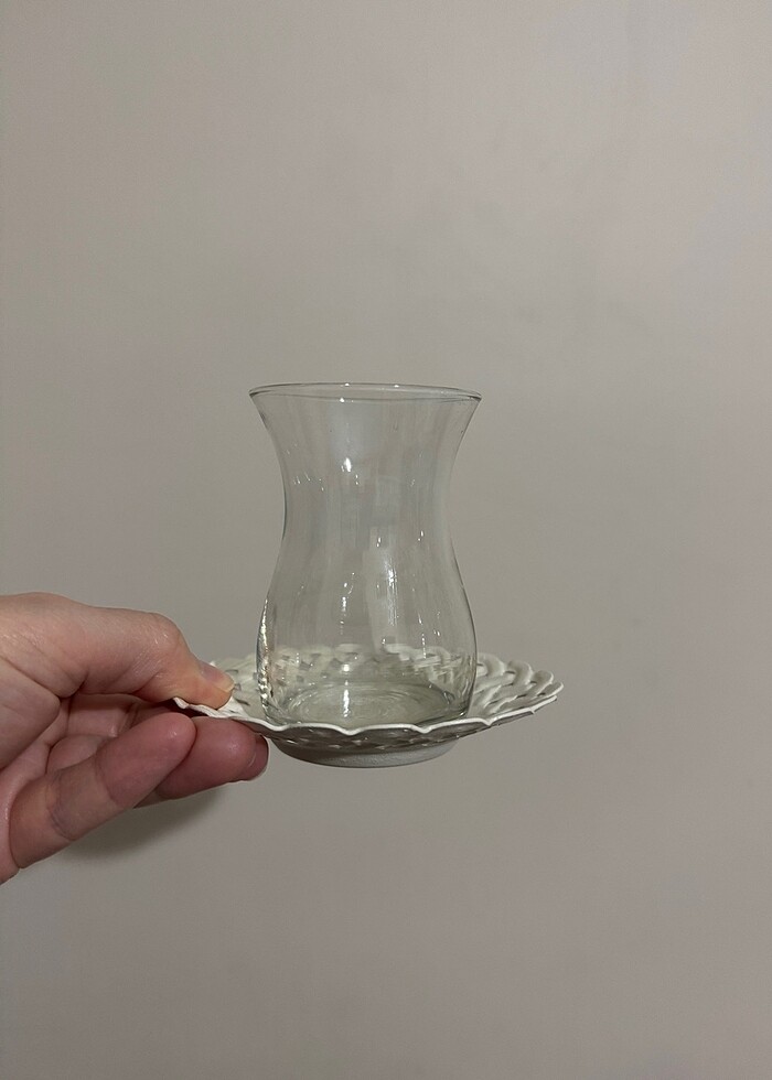 Metal çay tabağı - Görsel 2