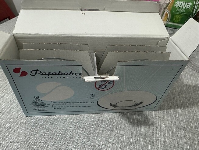 Paşabahçe çay tabağı ajda 6?lı - Görsel 2