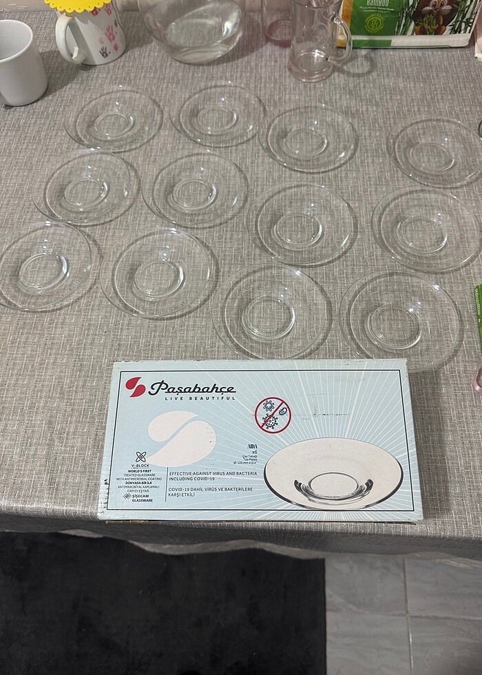Paşabahçe çay tabağı ajda 6?lı - Görsel 4