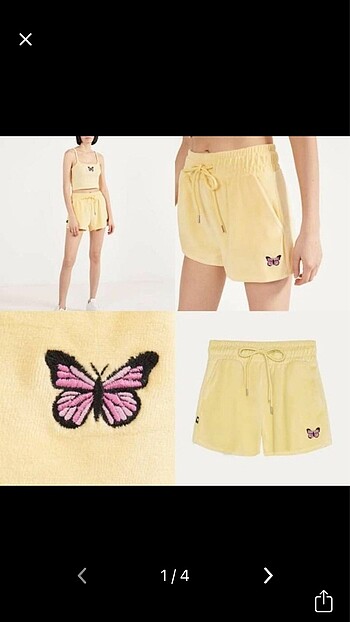 Bershka gri şort