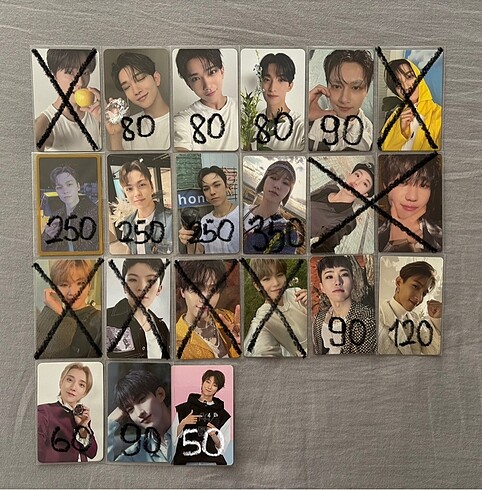 seventeen pc photocard satış