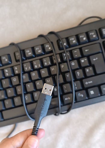 A4 tech km 720 F Kablolu Siyah Standart Klavye - Görsel 2