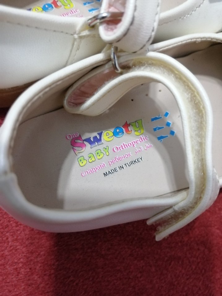 ORTOPEDİK ONE SWEETY Kız Çocuk Beyaz Fiyonklu Babet Ayakkabı - Görsel 3