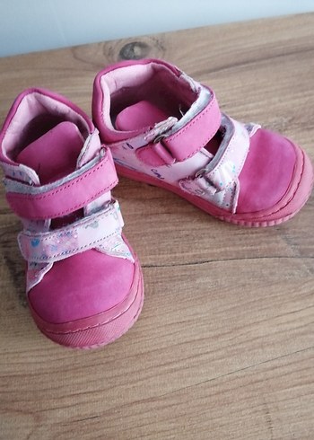 Ortopedik Kız Çocuk Pembe İlk Adım Cırtlı Spor Ayakkabısı - Görsel 3