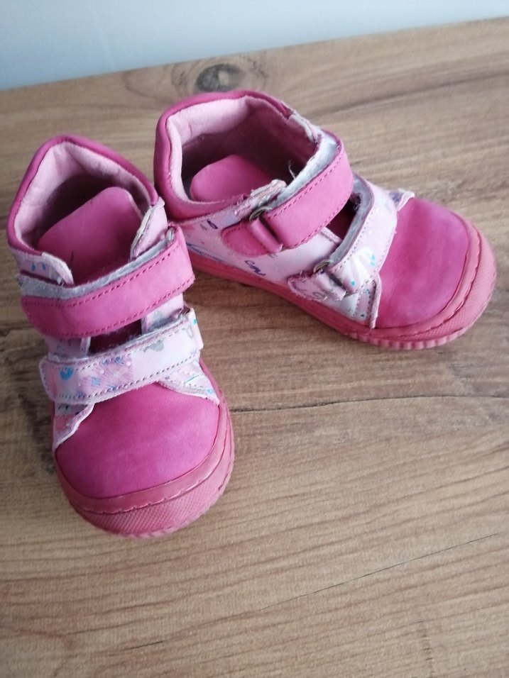 Ortopedik Kız Çocuk Pembe İlk Adım Cırtlı Spor Ayakkabısı - Görsel 3