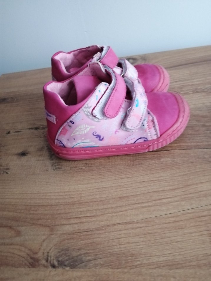 Ortopedik Kız Çocuk Pembe İlk Adım Cırtlı Spor Ayakkabısı - Görsel 4