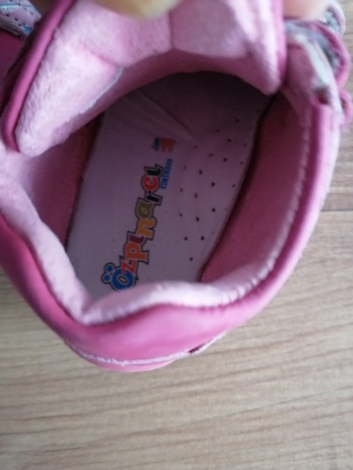 Ortopedik Kız Çocuk Pembe İlk Adım Cırtlı Spor Ayakkabısı - Görsel 5