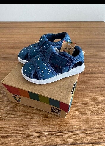 21 Beden lacivert Renk Vicco bumba bebek sandalet
