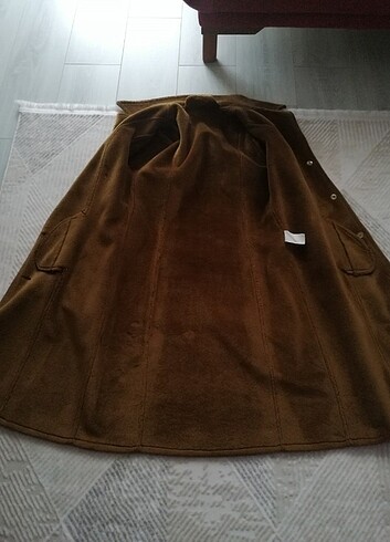 Zara Nefis taba süet kaban
