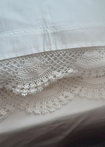 Parlak Beyaz Düz Yatak Örtüsü - Görsel 3