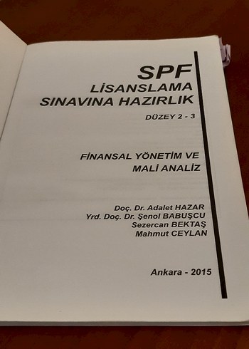 SPF Lisanslama Sınavına Hazırlık Kitabı - Görsel 4