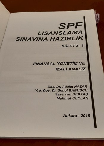 SPF Lisanslama Sınavına Hazırlık Kitabı - Görsel 5