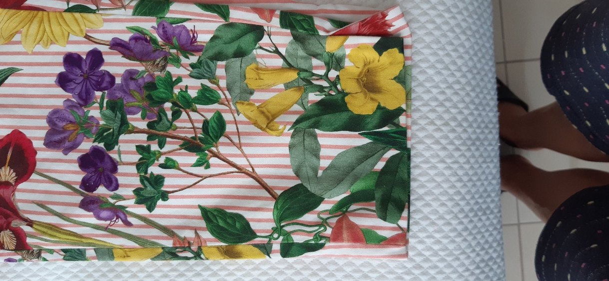 Çiçek Desenli Piliseli Midi Kadın Kumaş Pantolon - Görsel 2