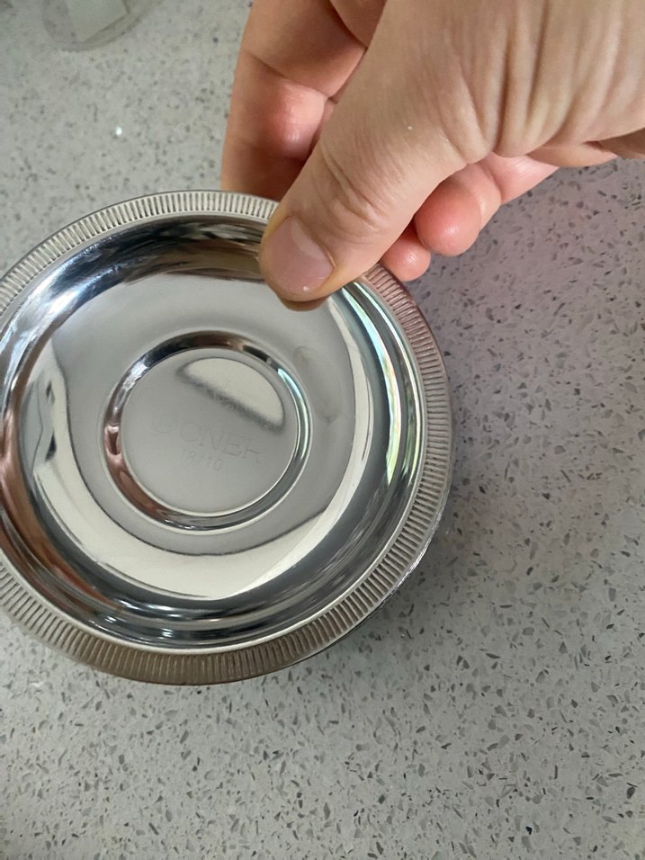 Parlak Gümüş Renkli Tabak - Görsel 3