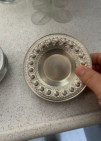 Parlak Altın Renkli Tabak - Görsel 2