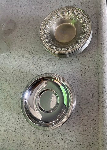 Parlak Altın Renkli Tabak - Görsel 7