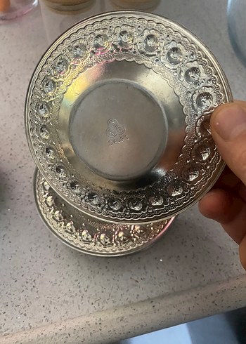 Parlak Altın Renkli Tabak - Görsel 4