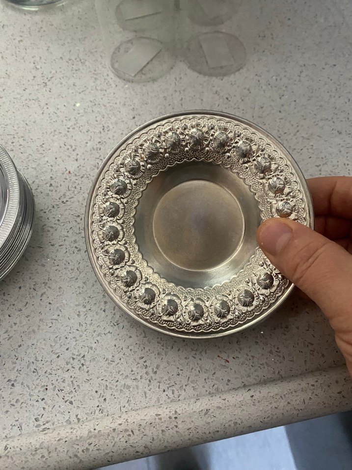 Parlak Altın Renkli Tabak - Görsel 2