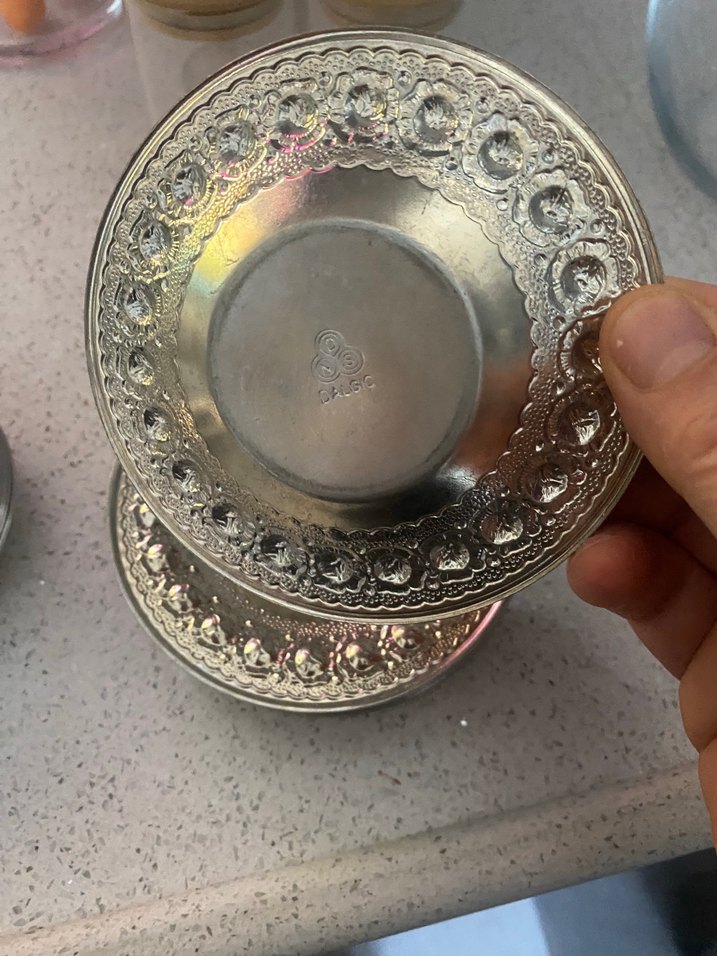 Parlak Altın Renkli Tabak - Görsel 4