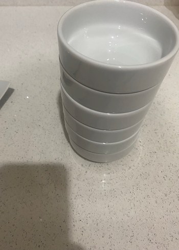 Beyaz Seramik Fincan ve Tabak Takımı - Görsel 4