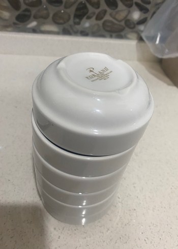 Beyaz Seramik Fincan ve Tabak Takımı - Görsel 5