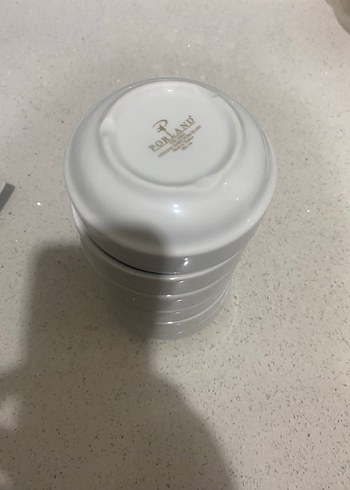 Beyaz Seramik Fincan ve Tabak Takımı - Görsel 6