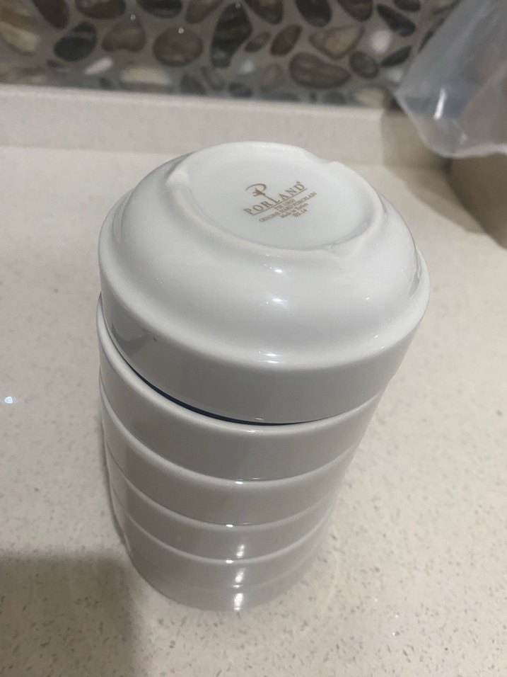 Beyaz Seramik Fincan ve Tabak Takımı - Görsel 5