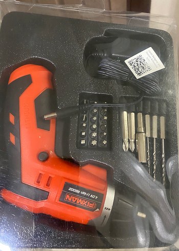 Kırmızı Şarjlı Matkap Seti - Görsel 2