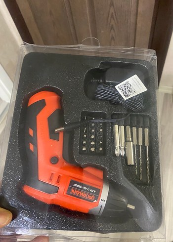 Kırmızı Şarjlı Matkap Seti - Görsel 3