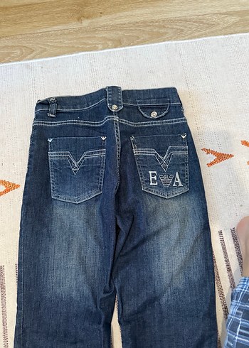 Tokalı Lacivert Kadın Denim Pantolon - Görsel 3