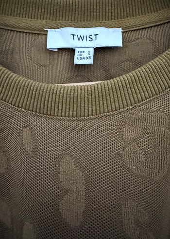 Twist Kahverengi Kadın Süet Tişört