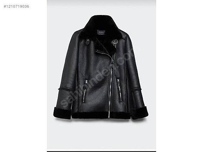 Stradivarius stradivarius kürklü mont