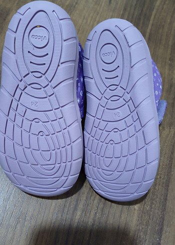 Vicco vicco Mor İlk Adım Ayakkabısı Velcro Bantlı