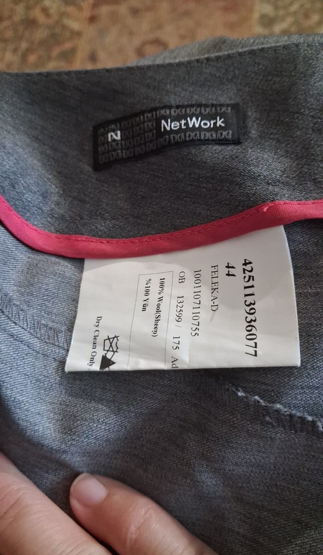 Network Şık ve Rahat Gri Düz Pantolon — görsel 6/7