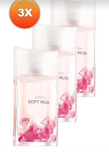 Avon soft musk kadın parfüm üçlü set