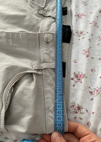32 Beden gri Renk Gri kot Kumaş erkek Pantolon