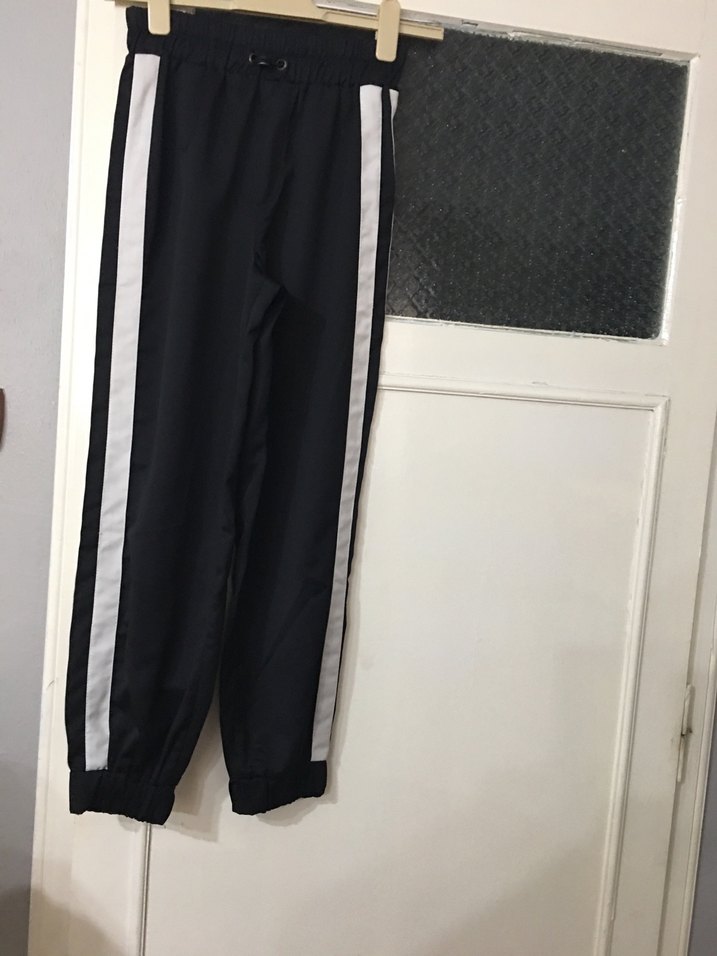 Siyah Erkek Çocuk Kemerli Eşofman Altı - Görsel 2