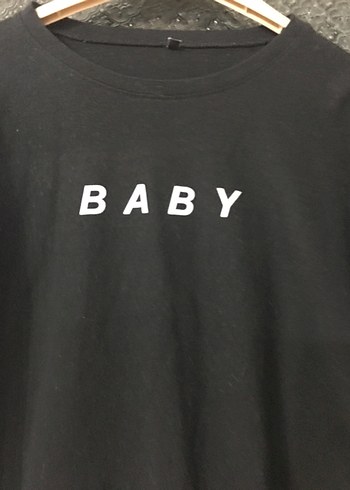 Siyah Baskılı Tişört - Görsel 5