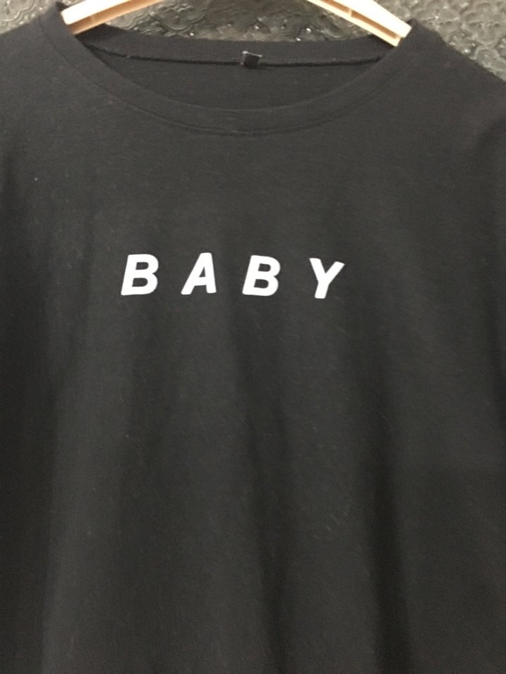 Siyah Baskılı Tişört - Görsel 5