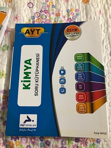 Ayt kimya test kitabı paraf yayınları